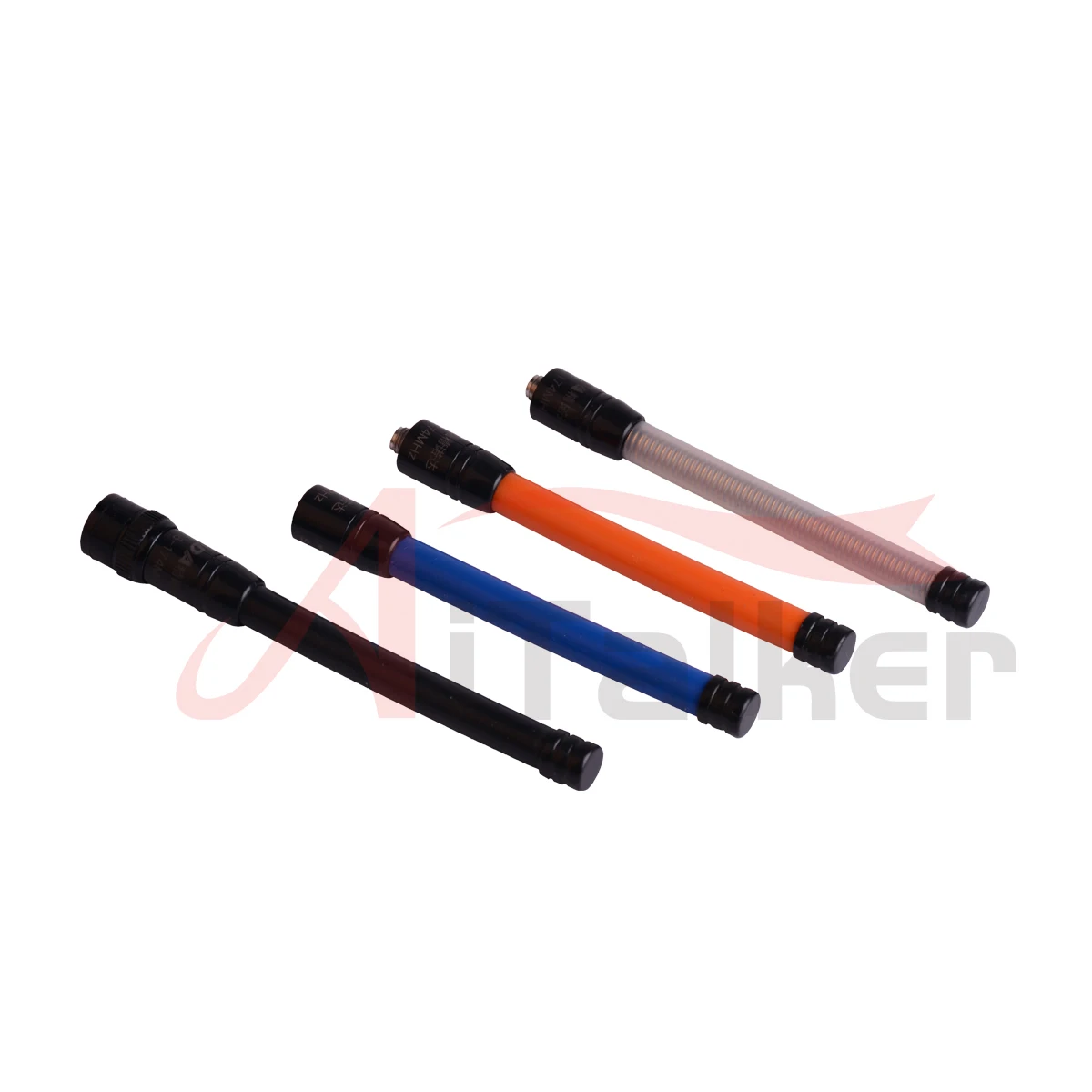 SF209 Mini SMA-F VHF 136~174 245~246Mhz Dual Band Soft Antenna For Walkie Talkie Wouxun KG-UV8D Two Way Radios Baofeng UV5R