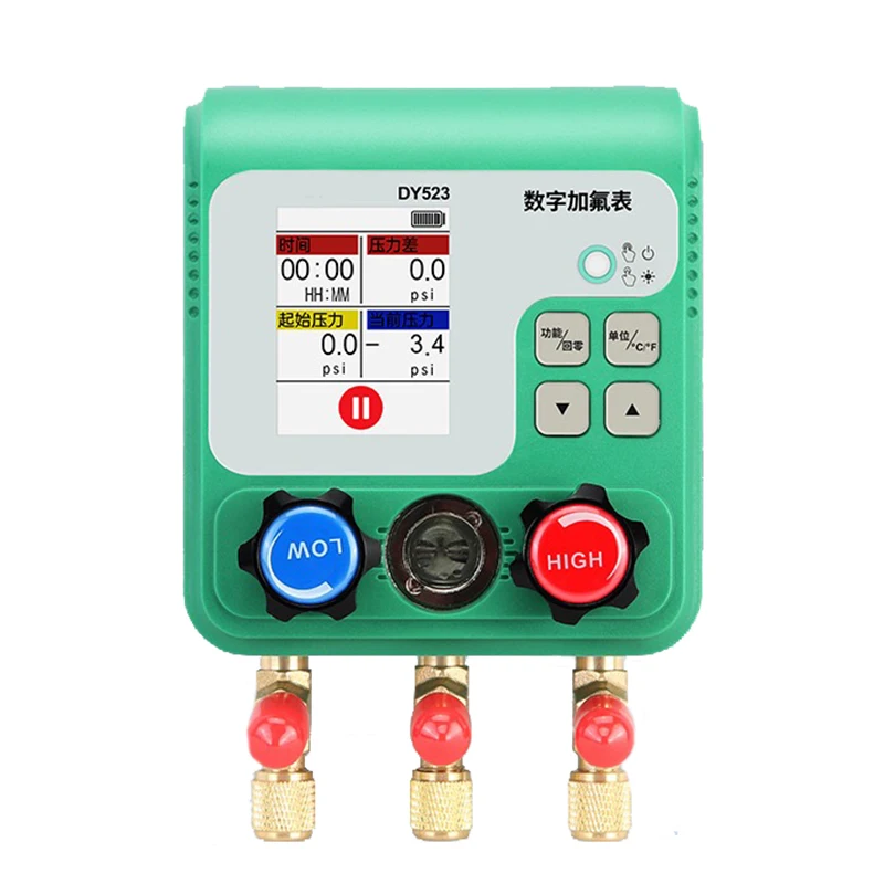 Новый автомобильный Кондиционер фтористый вакуумный манометр Dy523 для