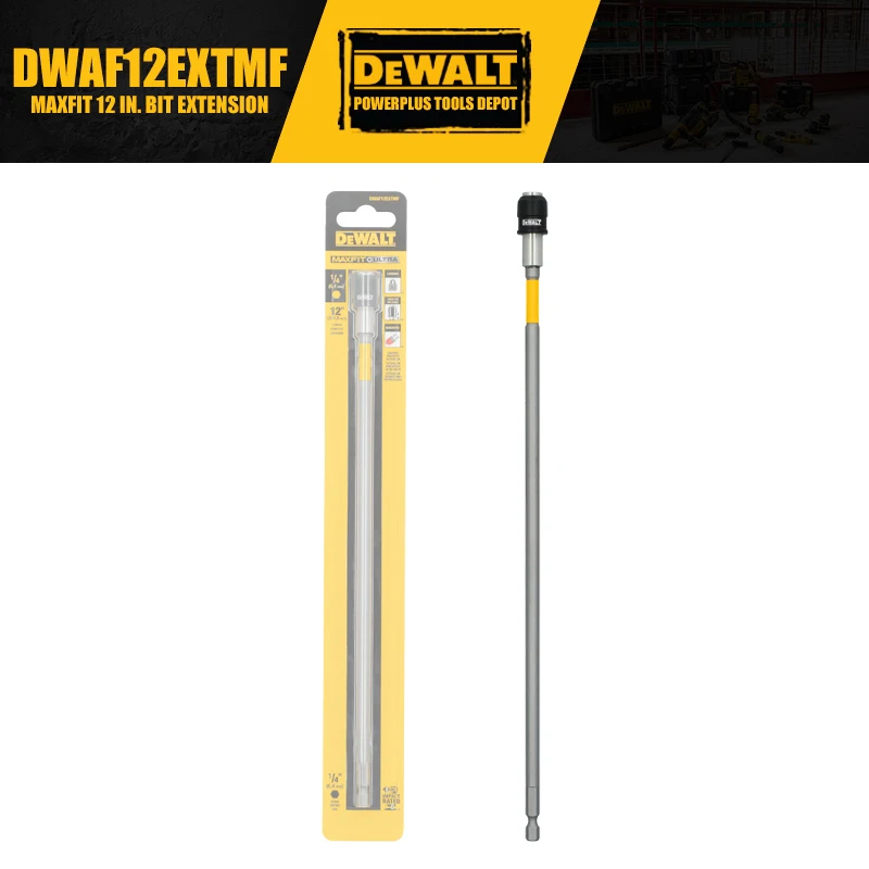 

DEWALT DWAF12EXTMF MAXFIT 12-дюймовые аксессуары для инструментов для удлинителя бит