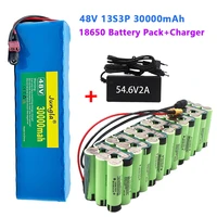 100 original 48v 30ah 1000w 13s3p 30000mah lithium ion battery 54 6v lithium ion battery electric scooter with bms charger