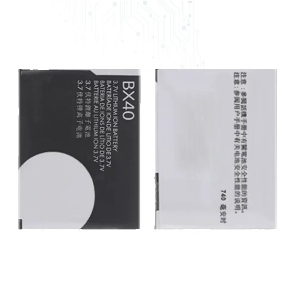 Сменный аккумулятор BX40 BX41 емкостью 740 мАч для Motorola MOTO RAZR 2 razr2 U9 V8 Z8 RIZR ZN50 V9 V9M