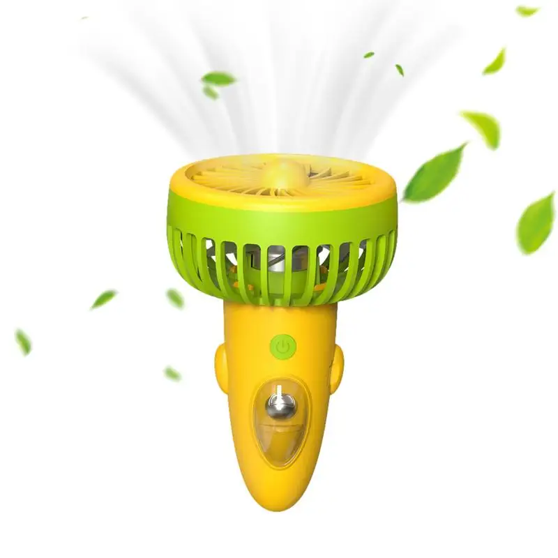 

Portable Fan Rechargeable Quiet Mini Fan USB Handheld Fan Pocket Fan Portable Battery Operated Fan Hands-free Cartoon Pilot