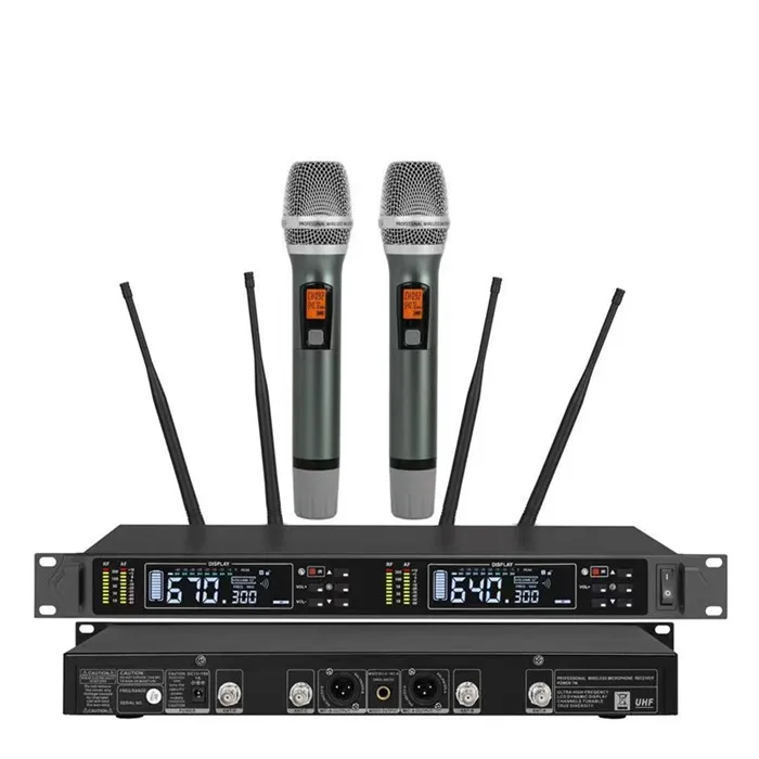 Фото P830 TURE DIVERSITY 640-690 МГц профессиональный сценический микрофон UHF беспроводная беспроводная микрофонная система microfono profesional №3