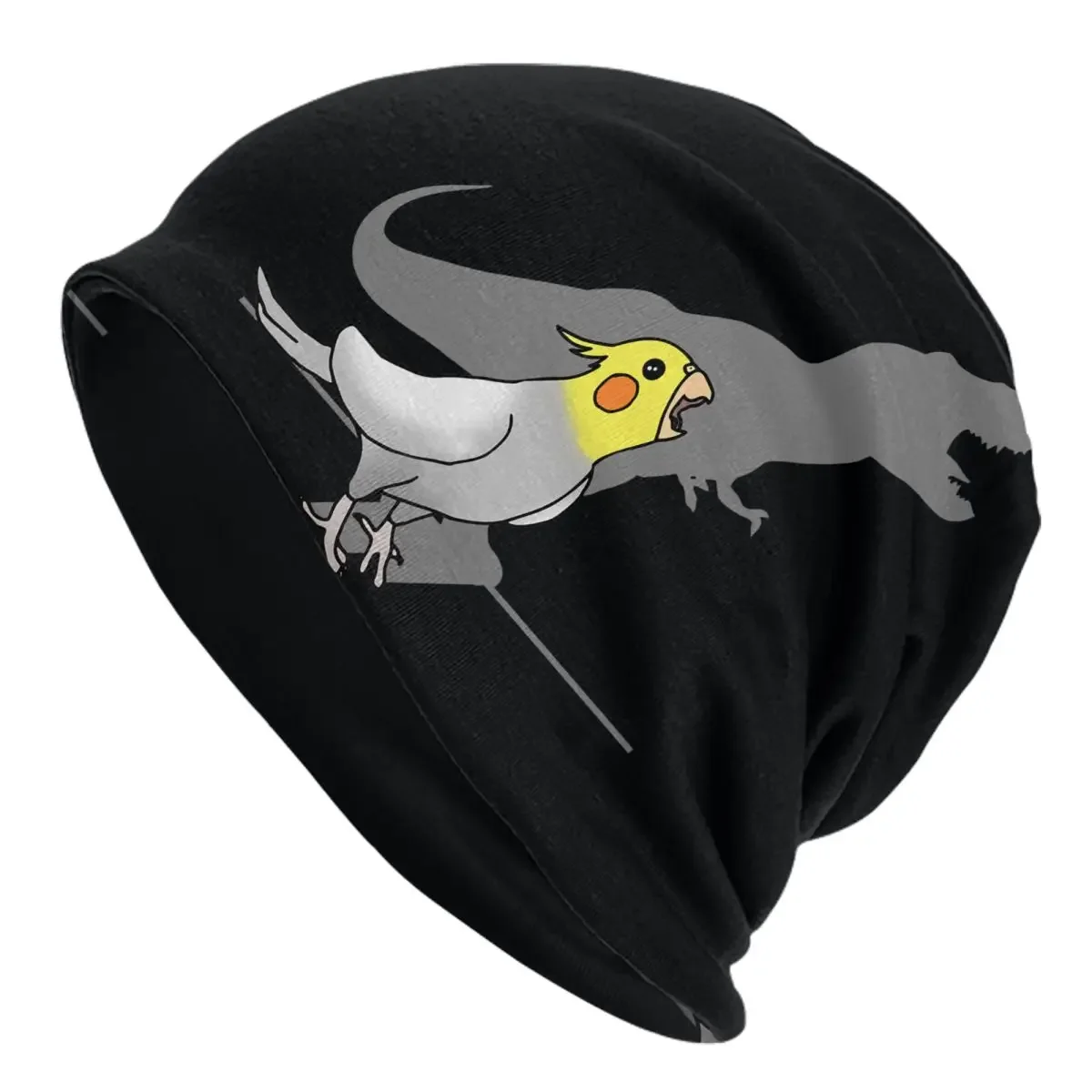 Шляпа с динозавром тенью попугаями животных кокатиэль разноцветные тонкие