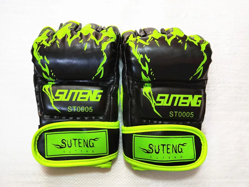 Profession Adult Mixed Martial Arts Boxing Gloves High Quality MMA Free Size Fight Sanda Points Refers Boxing Gloves wholesale