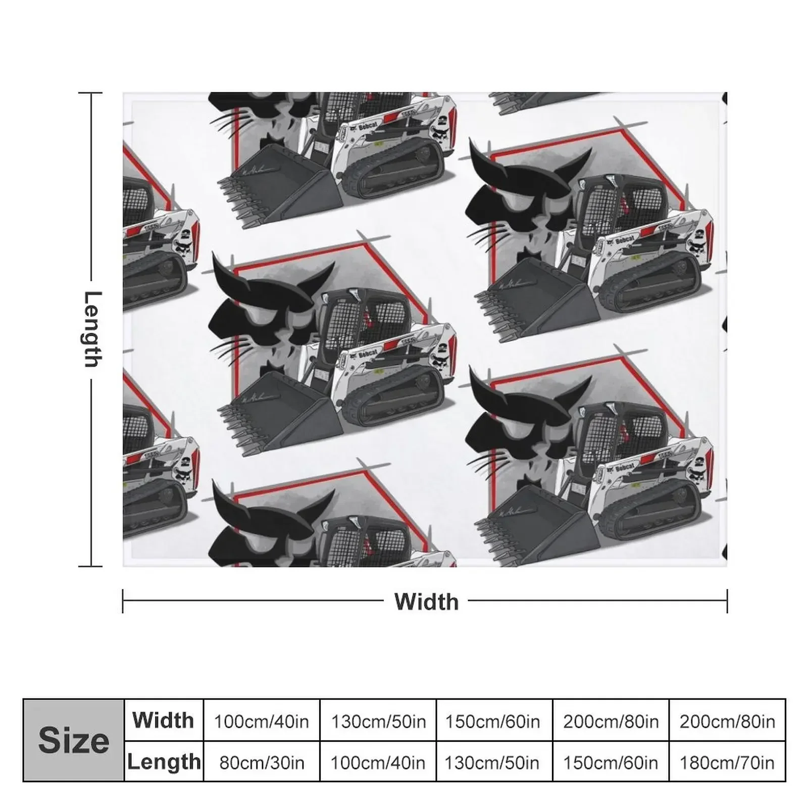 Плюшевый плед Bobcat