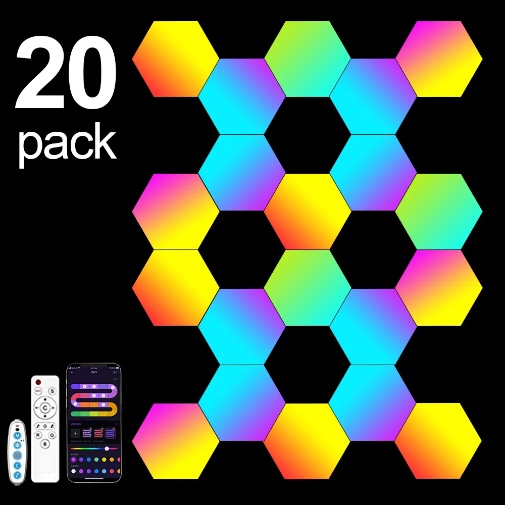 

Fivemi шестиугольные RGB светильники