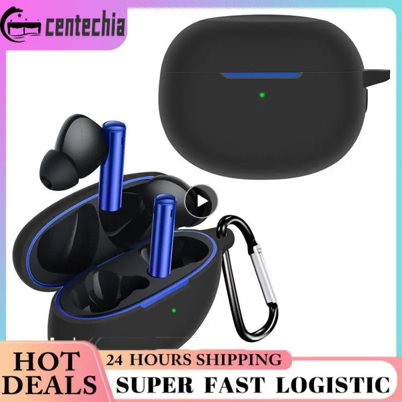 

Silicone For Realme Buds Air3 Silicone Earphone Cases Cover Protector Protective Sleeve Anti-fall Earphone Earphone Shell