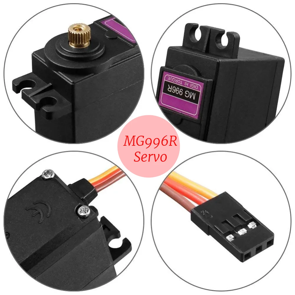 Цифровой сервопривод MG996R с металлической шестерней высоким крутящим моментом