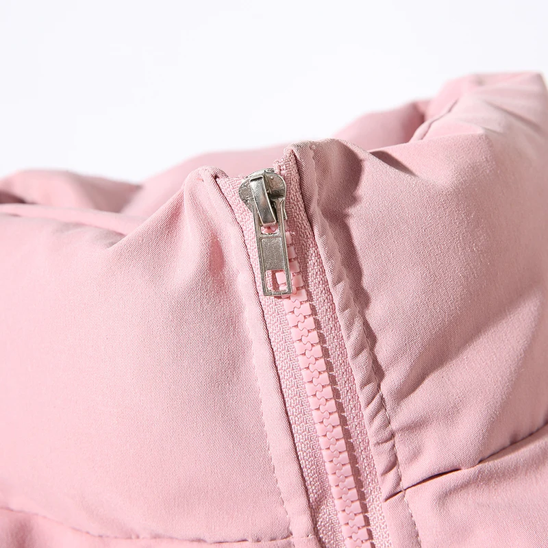 2022 New Fashion Men's Winter Hong Kong Style Parkas Casual Stand Collar Thick Padded Jacket Solid Color Loose Daily Parkas Men