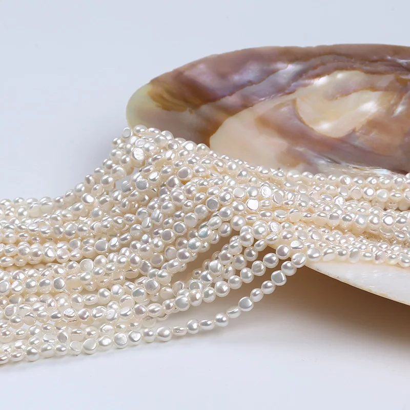 

Женское Ожерелье из пресноводного жемчуга 4-5 мм