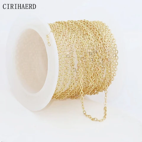 Цепочка CIRIHAERD 14K/серебристого золота