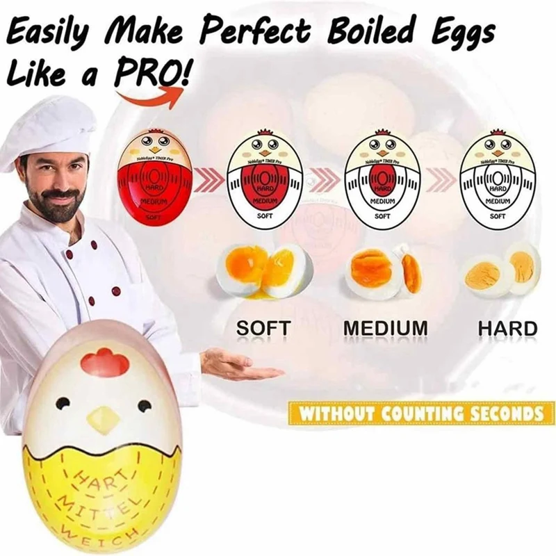 Инновационный таймер для яиц с легкостью распознает плохой уровень изготовлен