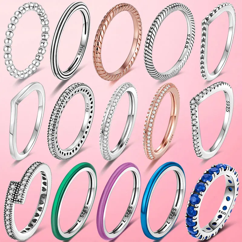 Роскошные кольца для женщин из серебра 925 пробы невероятно фиолетовое кольцо на