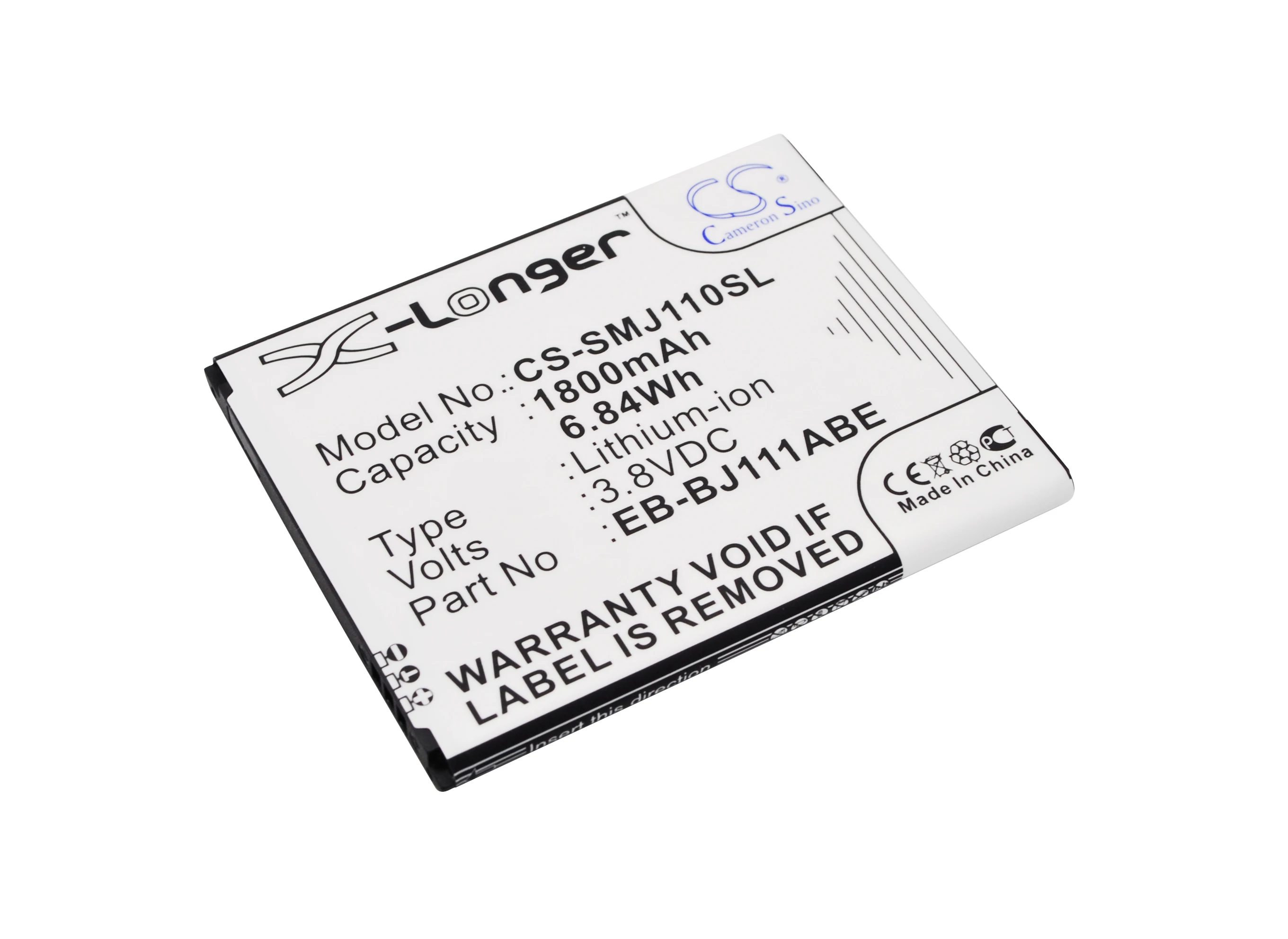 Аккумулятор Cameron Sino 1800 мАч EB-BJ110ABE EB-BJ111ABE для Samsung Galaxy J1 Ace SM-J110 SM-J110F SM-J110G SM-J110H SM-J111F