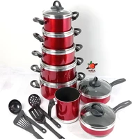 5 cookware kit casserole 2 frying pan 1 andiadherent mug