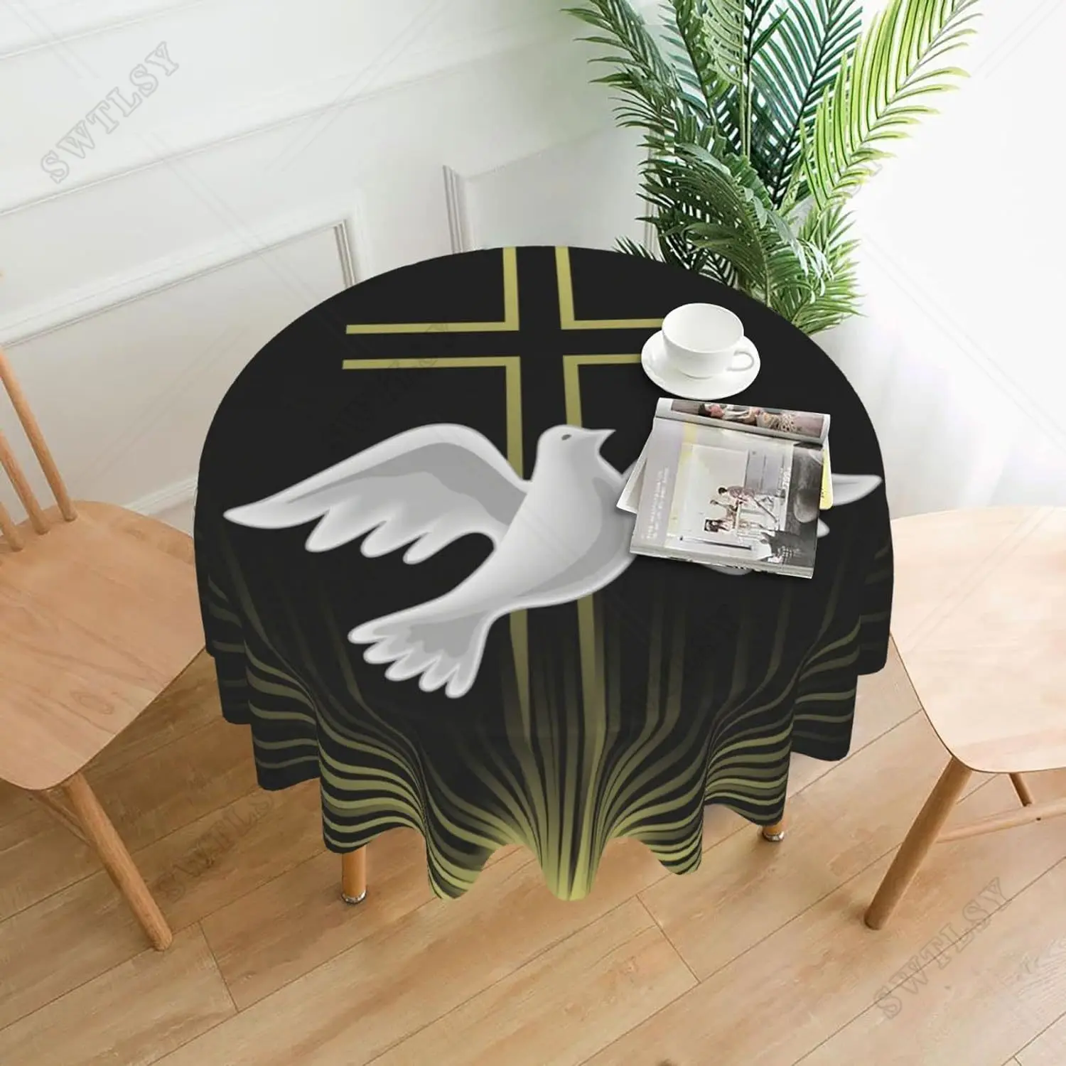 

Круглая скатерть для кухни, пикника, праздника