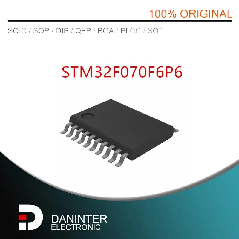

Новинка 5 шт./партия STM32F070F6P6 32F070F6P6 STM32F070 TSSOP20 в наличии