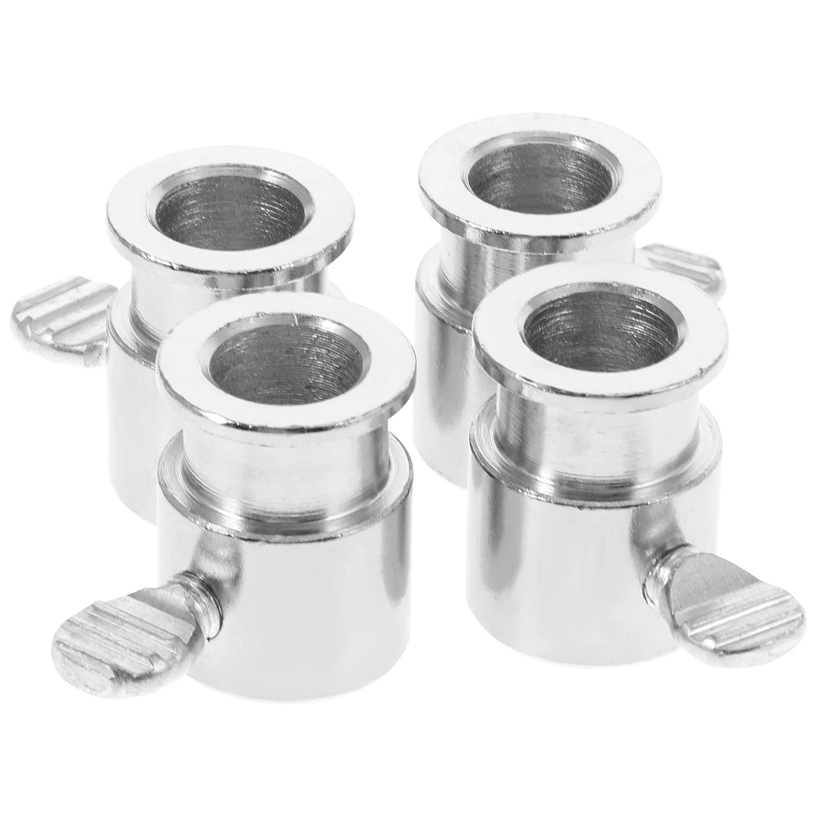 

4 Pcs Grill Roasting Rack Stainless Steel Barbecue Clamp Iron Rotatable Sleeve