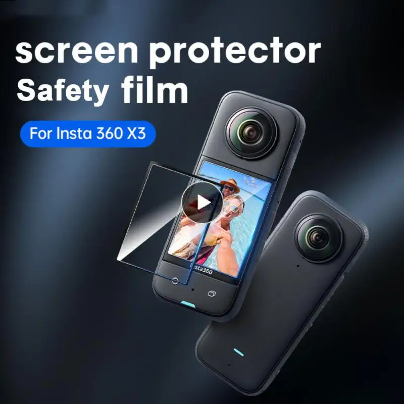

Durable Product Hd Transparent Camera Protection Oilproof Insta360 X3 Screen Protector 9h Super Hardness Camera Accessories
