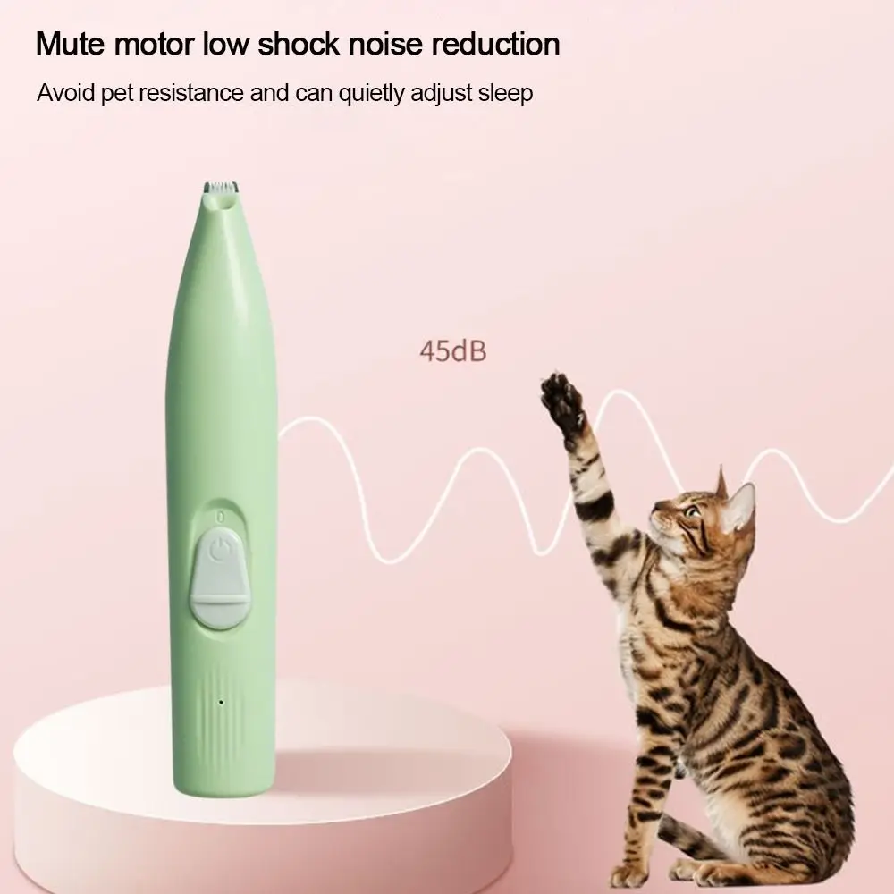 

Automatic Filing Heads Professional Electric Pet Nail Trimmer Cat Hair Cutter Dog Paws Grind Clipper Manicure Device