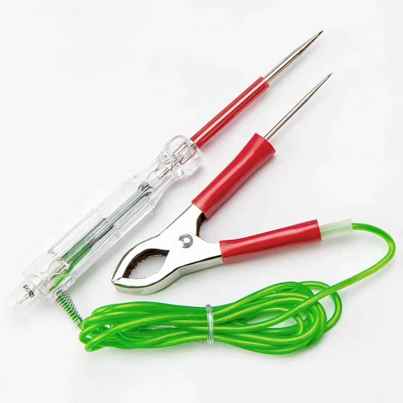 

Тестер цепи напряжения автомобиля, грузовика, 6 в, 12 В, 24 В постоянного тока, цифровой дисплей, Длинный зонд, ручка, лампочка, Автомобильные диагностические инструменты, авторемонт