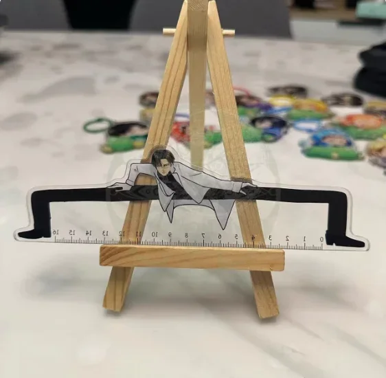 Новинка 2025 канцелярские принадлежности в стиле аниме реквизит Straightedge Attack On Titan Levi