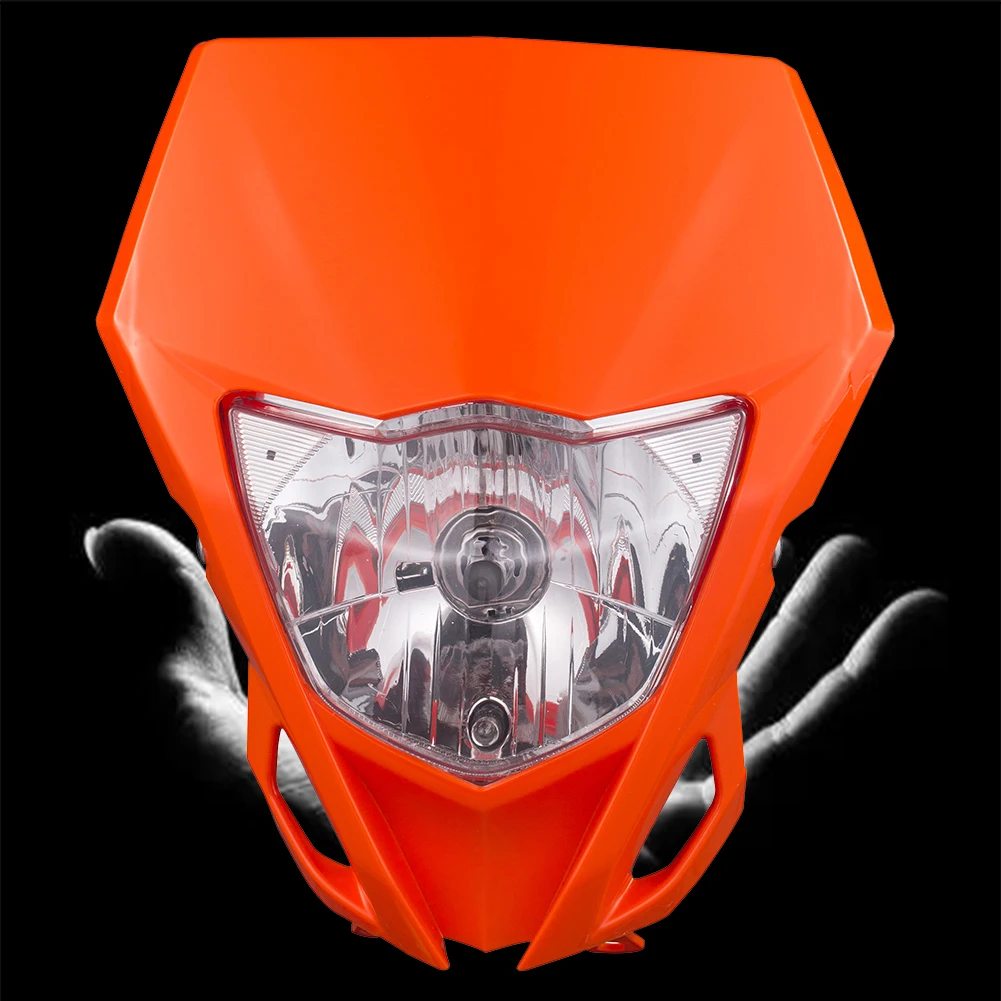 

Universal Motorcycle 35W Headlight Fairing For Yamaha WR250F WR450F Kawasaki KLX KX Motocross Head Light Headlamp Dirt Bike