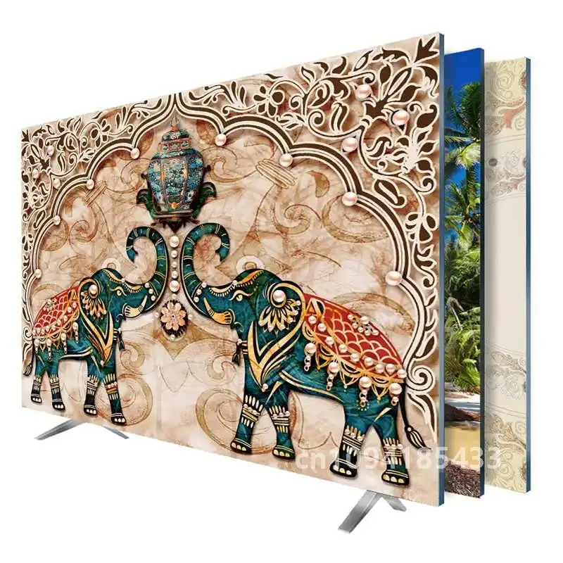 Чехол для телевизора GoodTop пылезащитный чехол мягкая дышащая ткань универсальная