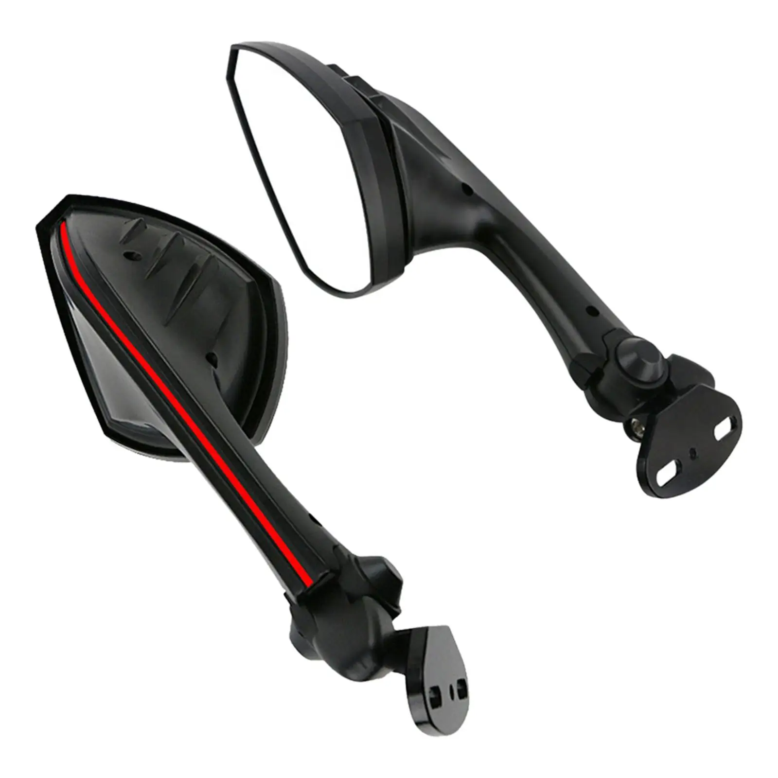 

2x Motorcycle Rear View Mirror Replacement Parts Side Rearview Modification