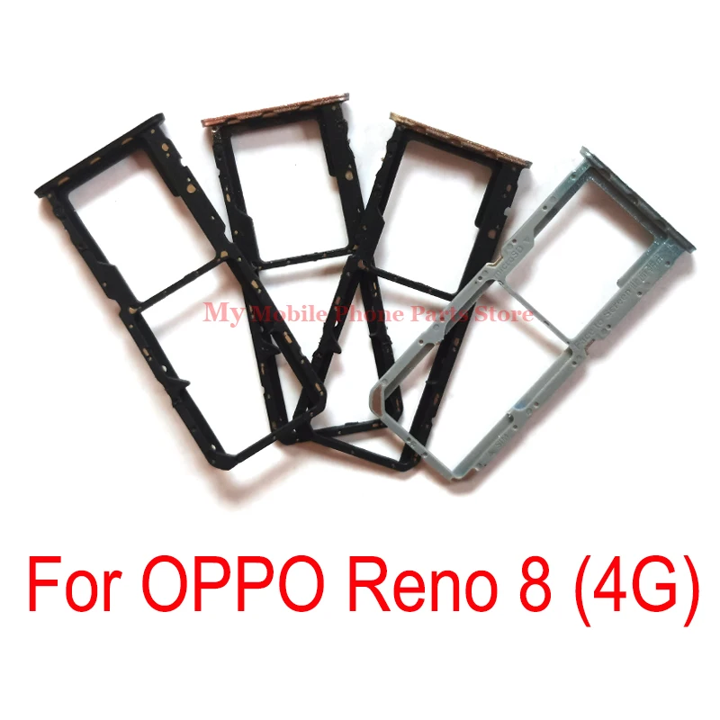 

Новый лоток для Sim-карты для OPPO Reno 8 4G Sim SD лоток для карт держатель Слот-ридер Сменный адаптер Simtray для OPPO Reno 8 4G