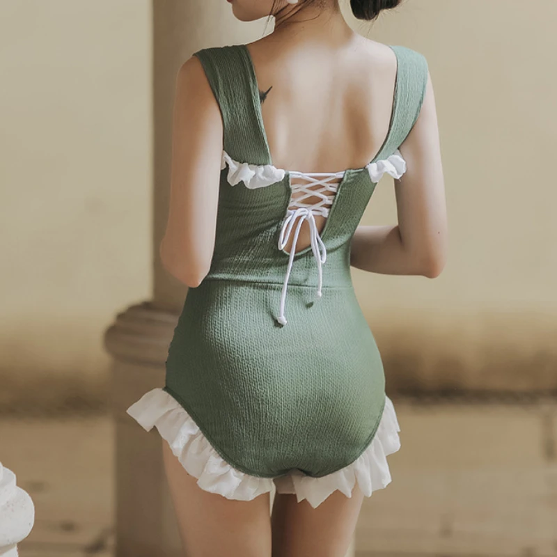 Женский купальник новинка оптовая продажа сексуальный слитный в Корейском стиле