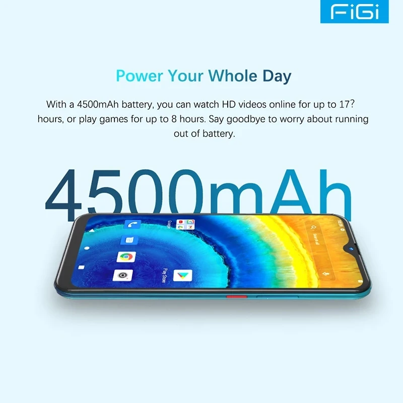 FIGI Note 1 Lite Global Version 4G Smartphones 4GB 64GB Android 11 16MP Triple Cameras Octa Core Mobile Phone 4500mAh  Cellphone