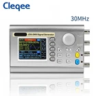 Генератор сигналов Cleqee JDS2900, 30 МГц, Функция DDS, цифровое управление, Двухканальный измеритель частоты, генератор произвольной формы сигналов