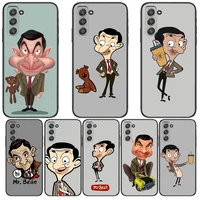 mr bean british tv comedy phone cover hull for samsung galaxy s6 s7 s8 s9 s10e s20 s21 s5 s30 plus s20 fe 5g lite ultra edge