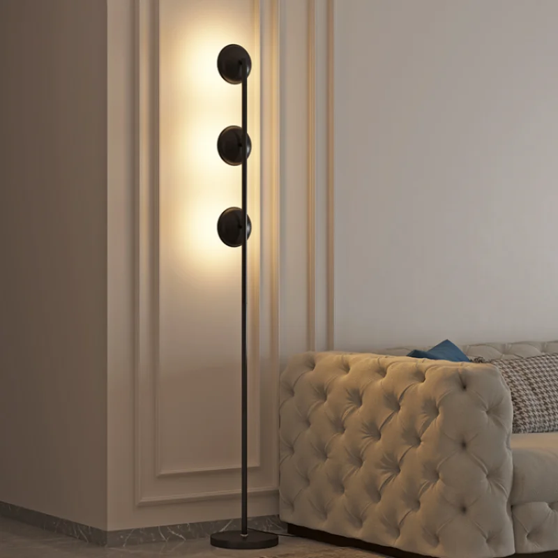

Nordic Minimalist Creative Led Ambient Floor Lamp Living Room Home Decor Sofa Side Corner Standing Light Bedroom Bedside