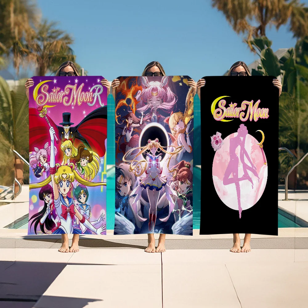 Пляжное Полотенце С Рисунком Луны Для Девочек Персонализированное Банное