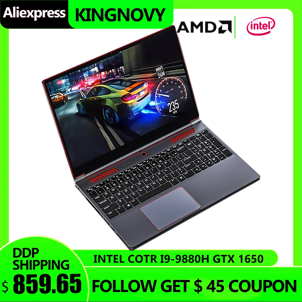 

16.1 Inch Business and Gaming Laptop 1920*1280 HD Display Intel Core i9 10885H i7 10870H 64G DDR4 RAM 2TB SSD Nvidia GTX 1650 4G