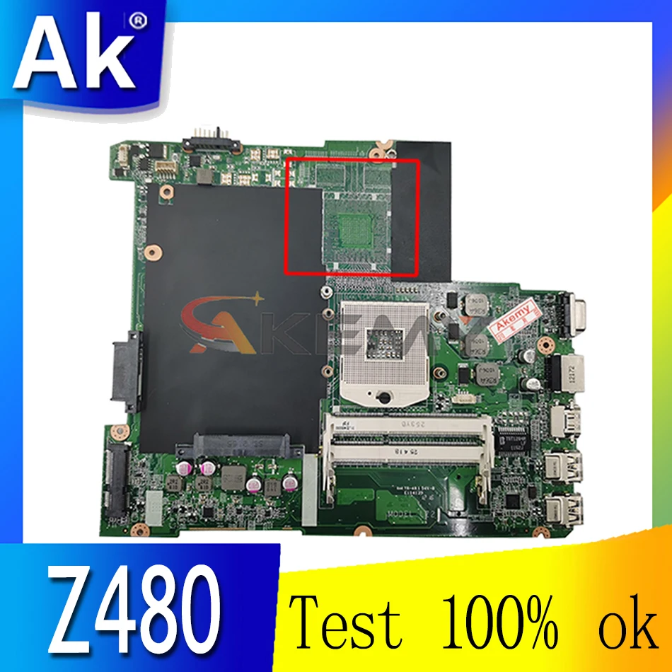 

Laptop motherboard For LENOVO IdeaPad Z480 DA0LZ2MB6F0 SLJ8E Mainboard tested