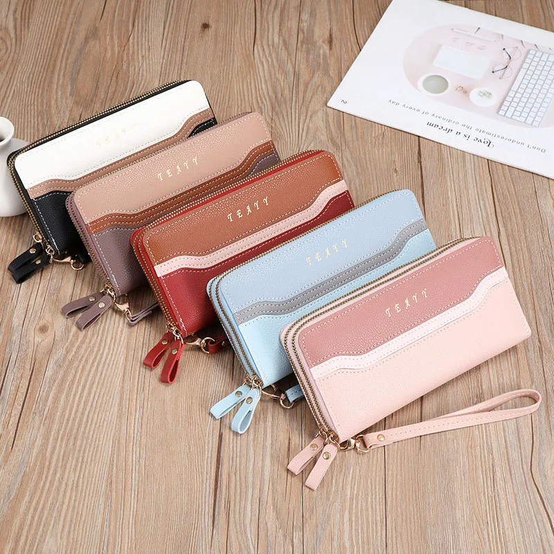 Большой объем винтажного браслета для женщин, кошельков из мягкой искусственной кожи, клатч-портмоне для дам с карманом для мобильного телефона, женский держатель карты кошелька.