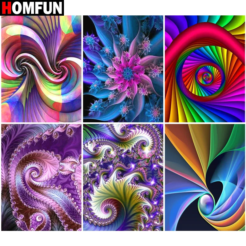 

Алмазная живопись HOMFUN «цветок Мандала», полное квадратное/Круглое украшение для стен, инкрустированная смолой, вышивка, ручная работа, выши...