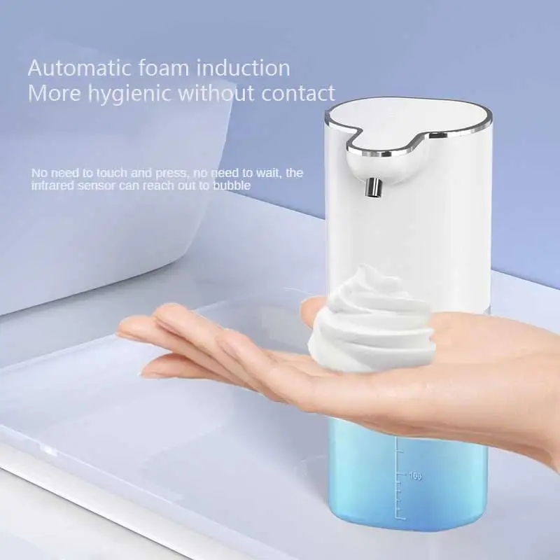 

Smart Induction Soap Dispenser USB Charging Automatic Induction Foam Soap Dispenser For Kitchen Rechargeable Bathroom