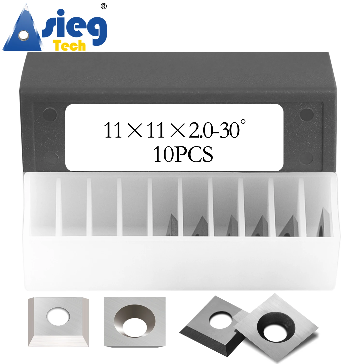 

Индексируемая твердосплавная пластина для деревообработки, 11 мм, резак, квадратный нож для токарного инструмента, спиральная шлифовальная древесина, столярные работы