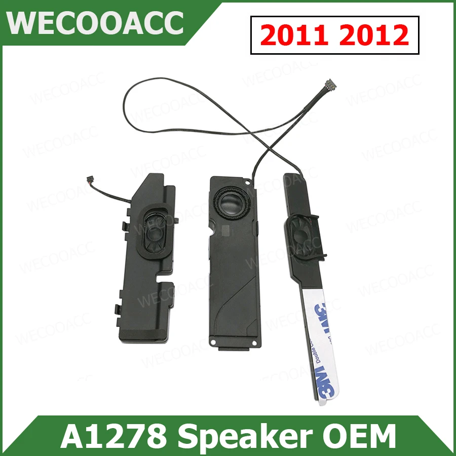 

Replacement New OEM Left + Right Side Speaker For Macbook Pro 13" A1278 Speaker 2011 2012 MC700 MD313 MD101 MD102