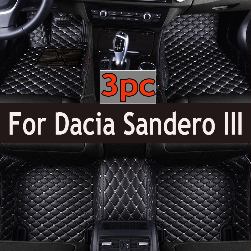 

Автомобильные коврики для Dacia Sandero III DJF 2020 2021 2022, пылезащитные автомобильные коврики, автомобильные аксессуары, комплект интерьера