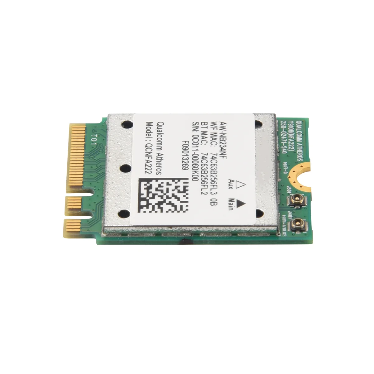 QCNFA222 802.11A/B/G WIFI карта 2 4 ГГц 5 WiFi + BT 0 NGFF Wlan