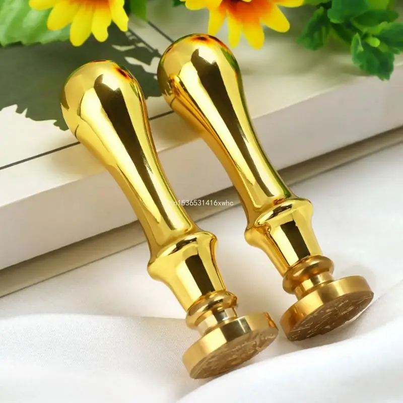 Ручка для штампа с сургучной печатью нескользящая латунная ручка замены