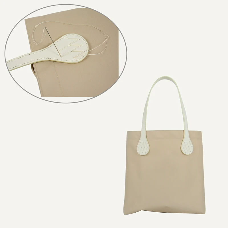 New 1 pair long bag strap for DIY handmade bags PU leather handles belt Hand Sewing for ladies Women’s bag accessories