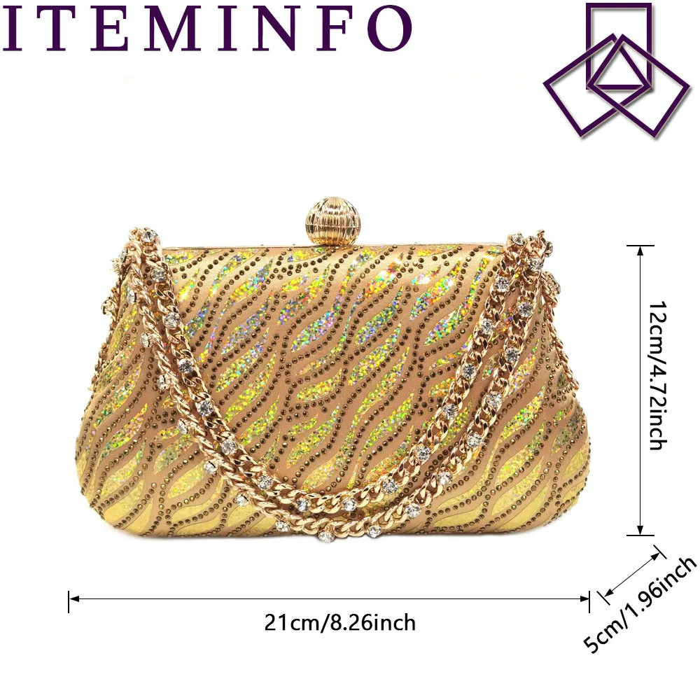 Итальянская женская обувь и сумка в зрелом стиле подходящая для золотистого