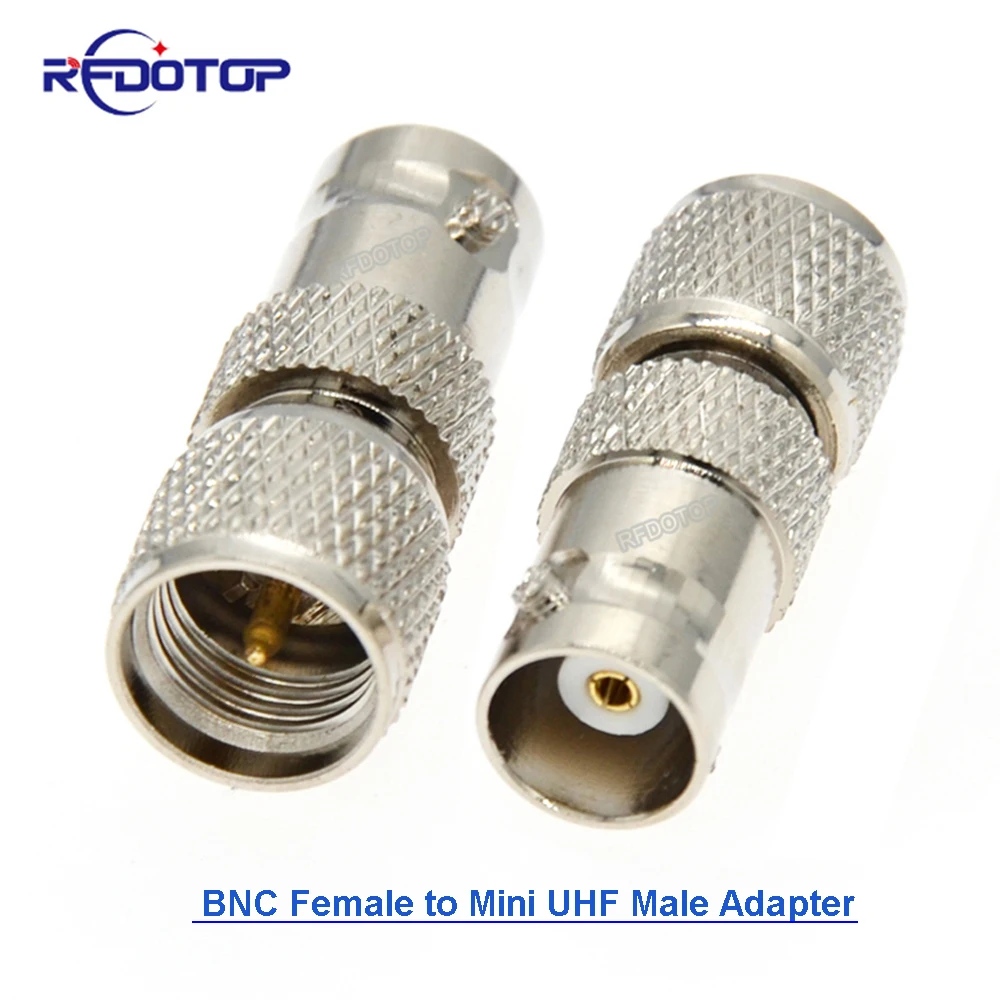 

1Pcs Mini UHF Male Plug to BNC Female Jack RF Adapter Connector Coaxial High Quanlity 50ohm